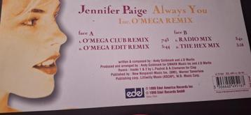 2x Jennifer Paige - Always You 12" beschikbaar voor biedingen
