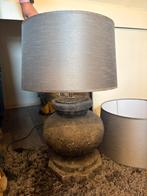2  Grote lampenkappen met voet, Huis en Inrichting, Lampen | Tafellampen, Ophalen, Zo goed als nieuw, Minder dan 50 cm