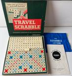 Vintage Travel Scrabble Spears Games 1958 22x22x2,5cm, Ophalen, Gebruikt, Spear's Games, Een of twee spelers