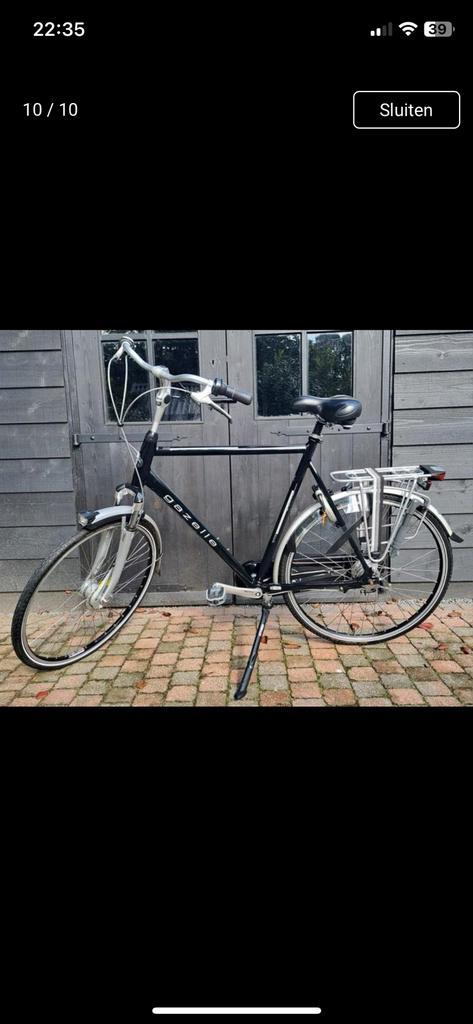 Gazelle Paris plus in 65 cm, Fietsen en Brommers, Fietsen | Heren | Herenfietsen, Zo goed als nieuw, Gazelle, 65 cm of meer, Versnellingen