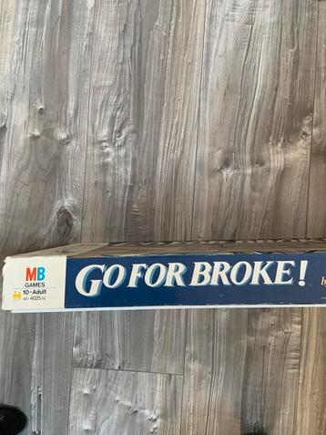 Go For Broke! Bordspel beschikbaar voor biedingen