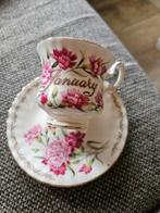 Golden Crown Januari Kop en Schotel, Antiek en Kunst, Antiek | Servies los, Ophalen of Verzenden