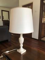 Grote schemerlamp (marmeren voet), Huis en Inrichting, Ophalen, Gebruikt, Overige materialen, 50 tot 75 cm