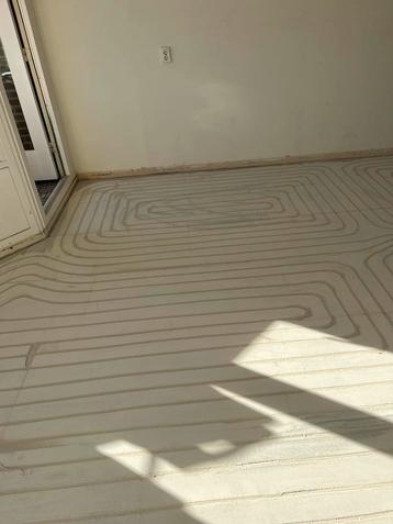 Vloerverwarming infrezen opbouw droogbouw 5% extra korting beschikbaar voor biedingen