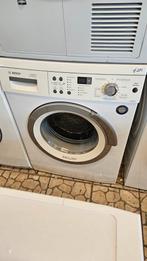Prachtige Bosch setje Wasmachine en condens droger, 1200 tot 1600 toeren, Gebruikt, Minder dan 85 cm, 8 tot 10 kg