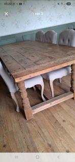 Mooie grote robuuste tafel!! Koopppjjeee, Huis en Inrichting, Ophalen, Gebruikt, Eikenhout, 200 cm of meer