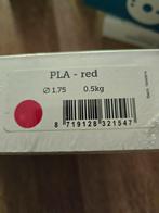 pla rood 1.75mm 0.5kg, Ophalen of Verzenden, Nieuw