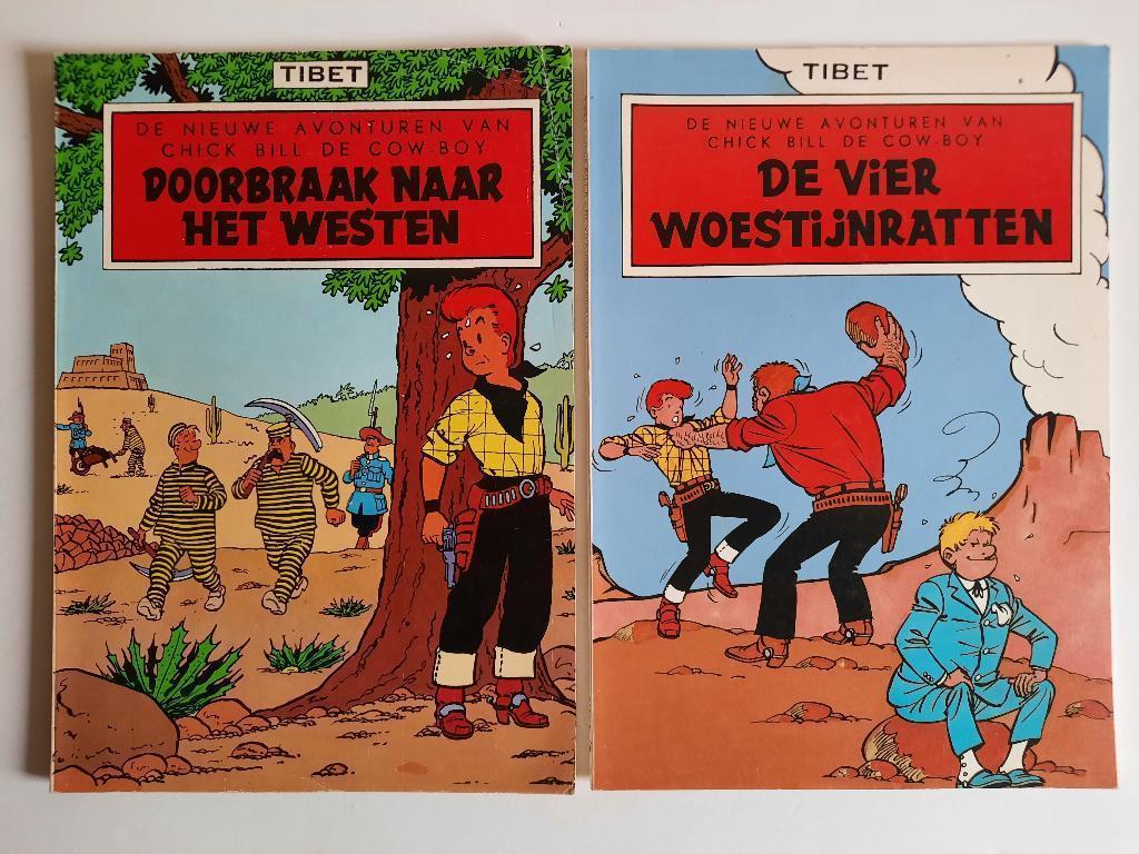 Chick Bill (Tibet), keuze uit 45 titels, Meerdere stripboeken, Ophalen of Verzenden, Gelezen