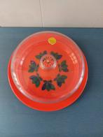 Vintage Emsa Oranje Kaasstolp Serveerschaal, Ophalen of Verzenden, Huis en Inrichting