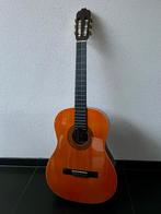 Akoestische Gitaar Honingkleur + Hoes, Muziek en Instrumenten, Snaarinstrumenten | Gitaren | Akoestisch, Ophalen, Gebruikt, Klassieke of Spaanse gitaar