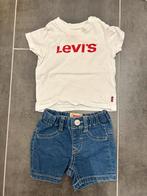 Levi’s baby setje tshirt met kortebroek 6M, Ophalen of Verzenden, Zo goed als nieuw