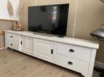 Witte Grenen TV Kast - Landelijke Stijl, Ophalen, Gebruikt, 150 tot 200 cm, Minder dan 100 cm