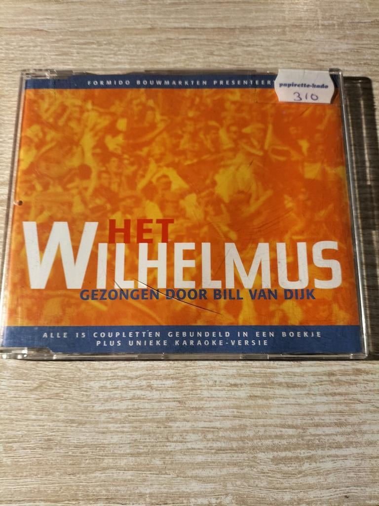 Bill van Dijk - het Wilhelmus, Ophalen of Verzenden, Nederlandstalig