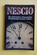 Nescio, DE UITVRETER + TITAANTJES + DICHTERTJE + MENE TEKEL, Ophalen of Verzenden, Nieuw, Nederland