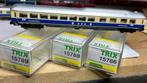 Minitrix Set van drie rheingold wagens, Hobby en Vrije tijd, Modeltreinen | N-Spoor, Gelijkstroom, Trix, Ophalen of Verzenden