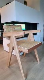 PROMO -35% - luxe versie van Jeanneret stoel - bleek hout, Huis en Inrichting, Modern, wabi sabi, Riet of Rotan, Twee, Bruin