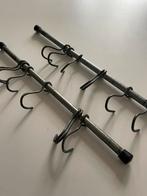 Kampeer metalen vintage kapstok met haken voor in tent., Caravans en Kamperen, Kampeeraccessoires, Ophalen of Verzenden, Gebruikt