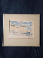 A. Barrier - Aquarel La Croisette Cannes, Ophalen of Verzenden