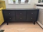 Expedit/Kallax IKEA dressoir donkerbruin igst, Ophalen, 100 tot 150 cm, Zo goed als nieuw, Met lade(s)