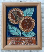 wandtegel Henk Potters Zonnebloem, Ophalen of Verzenden