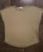 Shirt maat L groen - army, H&M, geen mouwen., Kleding | Dames, T-shirts, H&M, Maat 42/44 (L), Ophalen of Verzenden, Zo goed als nieuw