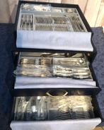 CHRISTOFLE 12 PERS.TYPE VERSAILLES 141 DELEN IN CASSETTE, Ophalen of Verzenden