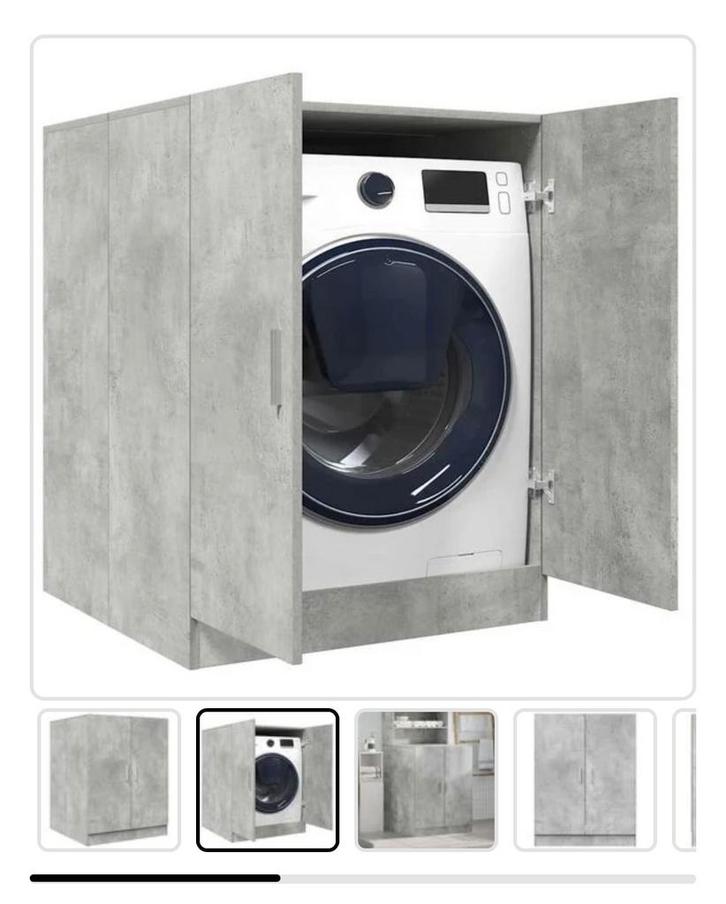 Wasmachine/Droger Kast, Huis en Inrichting, Badkamer | Badkamermeubels, Nieuw, (Half)hoge kast, Minder dan 100 cm, 50 tot 100 cm