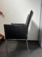 Bert Plantagie stoelen leer, Huis en Inrichting, Stoelen, Ophalen, Zwart, Leer, Zo goed als nieuw