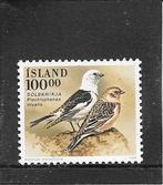 IJsland vogels, Ophalen of Verzenden, IJsland, Postfris