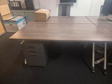 Te koop: 4 bureaus – zo goed als nieuw – 160 x 80 cm – in ho - afbeelding 2
