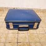 Blauw Jaren 70 Koffertje, Sieraden, Tassen en Uiterlijk, Koffers, -, Minder dan 50 cm, Ophalen of Verzenden, Zo goed als nieuw