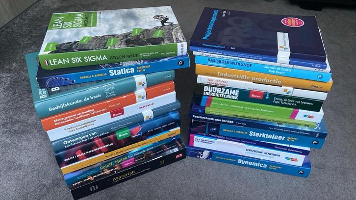 Werktuigbouwkunde schoolboeken, Boeken, Informatica en Computer, Zo goed als nieuw, Overige onderwerpen, Ophalen of Verzenden