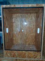 OSB 3 HOUTEN TERRARIUM NIEUW!!, Dieren en Toebehoren, Ophalen, Zo goed als nieuw, Terrarium of Paludarium