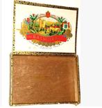 oude houten opbergdoos- sigarendoos balmoral Rookartikelen, Ophalen of Verzenden, Gebruikt, Tabaksdoos of Verpakking