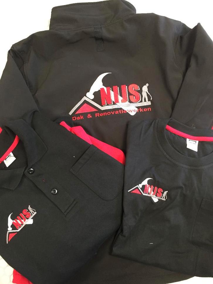 Kleding voor zien van geborduurd logo, Hobby en Vrije tijd, Borduren en Borduurmachines, Nieuw, Borduurmachine, Machineborduren