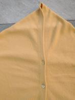 geel wollen vest/poncho dames, Kleding | Dames, Truien en Vesten, Ophalen of Verzenden, Zo goed als nieuw, Maat 38/40 (M), Geel