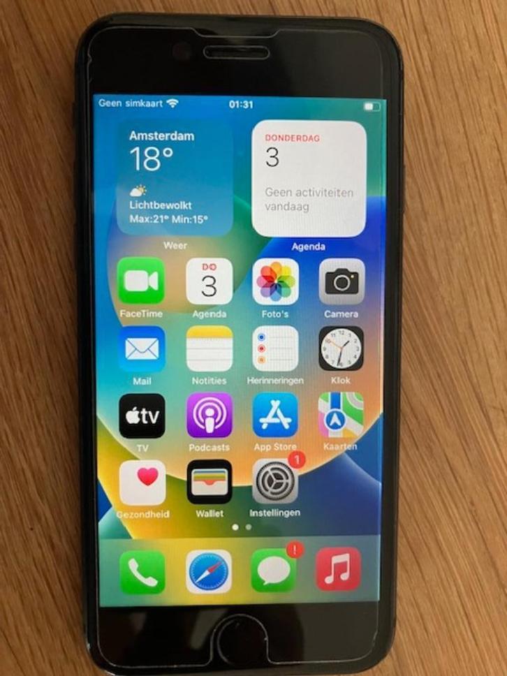 Iphone 8 zwart 64GB, Telecommunicatie, Mobiele telefoons | Apple iPhone, Gebruikt, 64 GB, iPhone 8, Zwart, Ophalen of Verzenden
