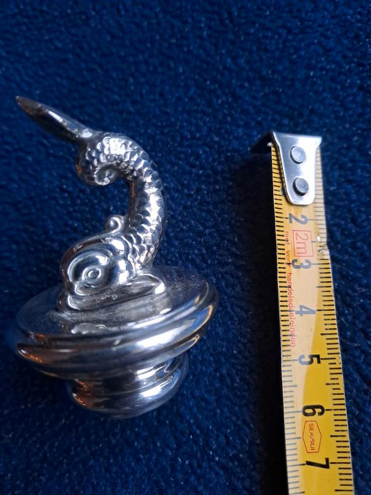 Antieke  Zilveren Sierkurk - Walvis/Vis, Antiek en Kunst, Antiek | Goud en Zilver, Zilver, Ophalen of Verzenden