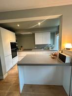 witte hoogglans eilandkeuken compleet +Siemens GEDEMONTEERD