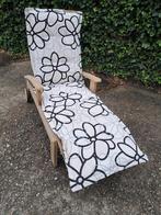 Cinderella kussen voor ligbed bloemenmotief, Tuin en Terras, Ophalen of Verzenden, Gebruikt