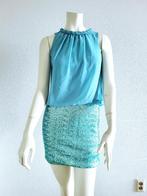 Cocktail jurk party dress groen blauw JAKE'S mt. 34 XS: 15,-, Nieuw, Peek & Cloppenburg, Maat 34 (XS) of kleiner, Blauw