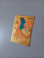 Gouden Charizard pokémon kaart, Ophalen of Verzenden, Nieuw, Losse kaart