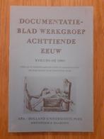 Documentatieblad Werkgroep Achttiende Eeuw - De Sexualiteit, Boeken, Overige Boeken, Gelezen, Ophalen of Verzenden, Seksualiteit
