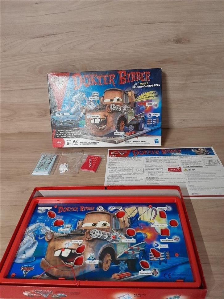dokter bibber cars 2 [s1218], Hobby en Vrije tijd, Gezelschapsspellen | Bordspellen, Zo goed als nieuw, Ophalen of Verzenden