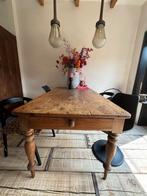 Unieke franse eettafel 180x90, Ophalen, Gebruikt, 50 tot 100 cm, 150 tot 200 cm
