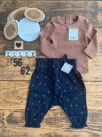 Baby meisje setje shirtje wibra broekje kiabi maat 56, Kinderen en Baby's, Meisje, Nieuw, Ophalen of Verzenden, Setje