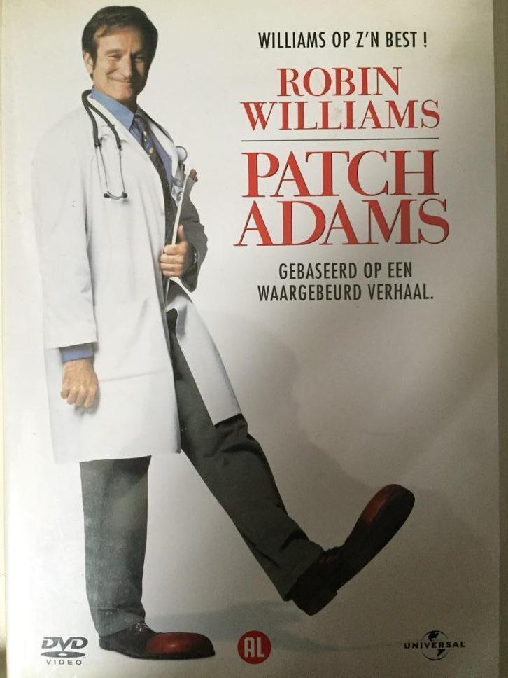 Patch Adams, Cd's en Dvd's, Dvd's | Komedie, Zo goed als nieuw, Romantische komedie, Alle leeftijden, Ophalen of Verzenden