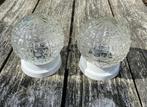 2x Leuke Retro Lamp - vintage mid century plafondlamp, Ophalen of Verzenden, Zo goed als nieuw, Glas, Vintage retro