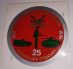 17e Painfbat legerplaats Oirschot sticker, Verzamelen, Ophalen of Verzenden, Landmacht, Nederland, Embleem of Badge