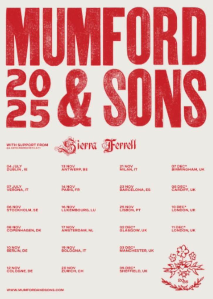 Mumford & Sons Amsterdam 17 nov tickets, Tickets en Kaartjes, Concerten | R&B en Hiphop, Twee personen, November